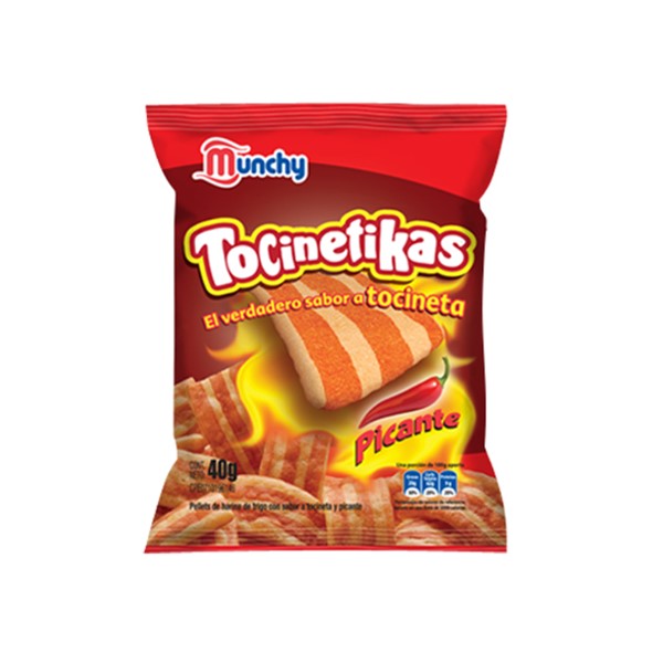 TOCINETIKAS PICANTE 40G (MUNCHY)