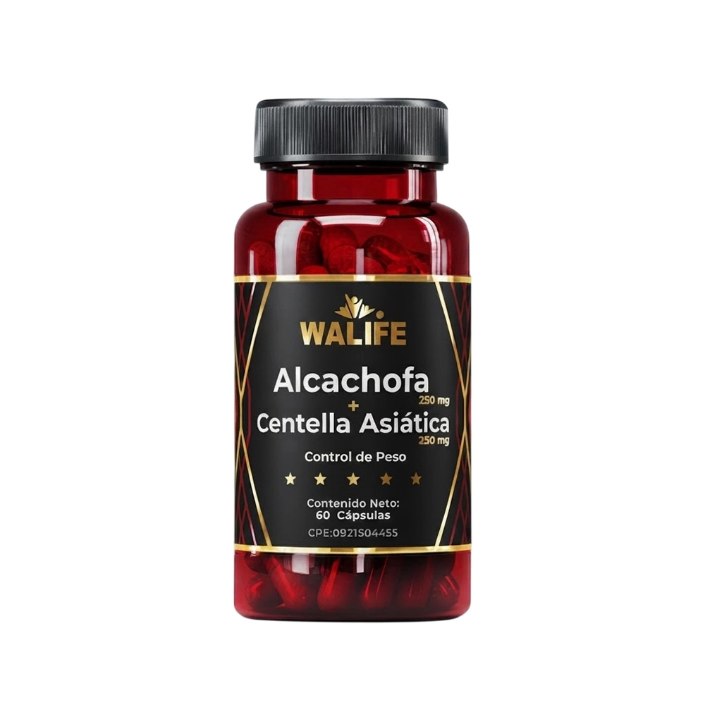 ALCACHOFA + CENTELLA ASIATICA X 60 CAP (WALIFE)