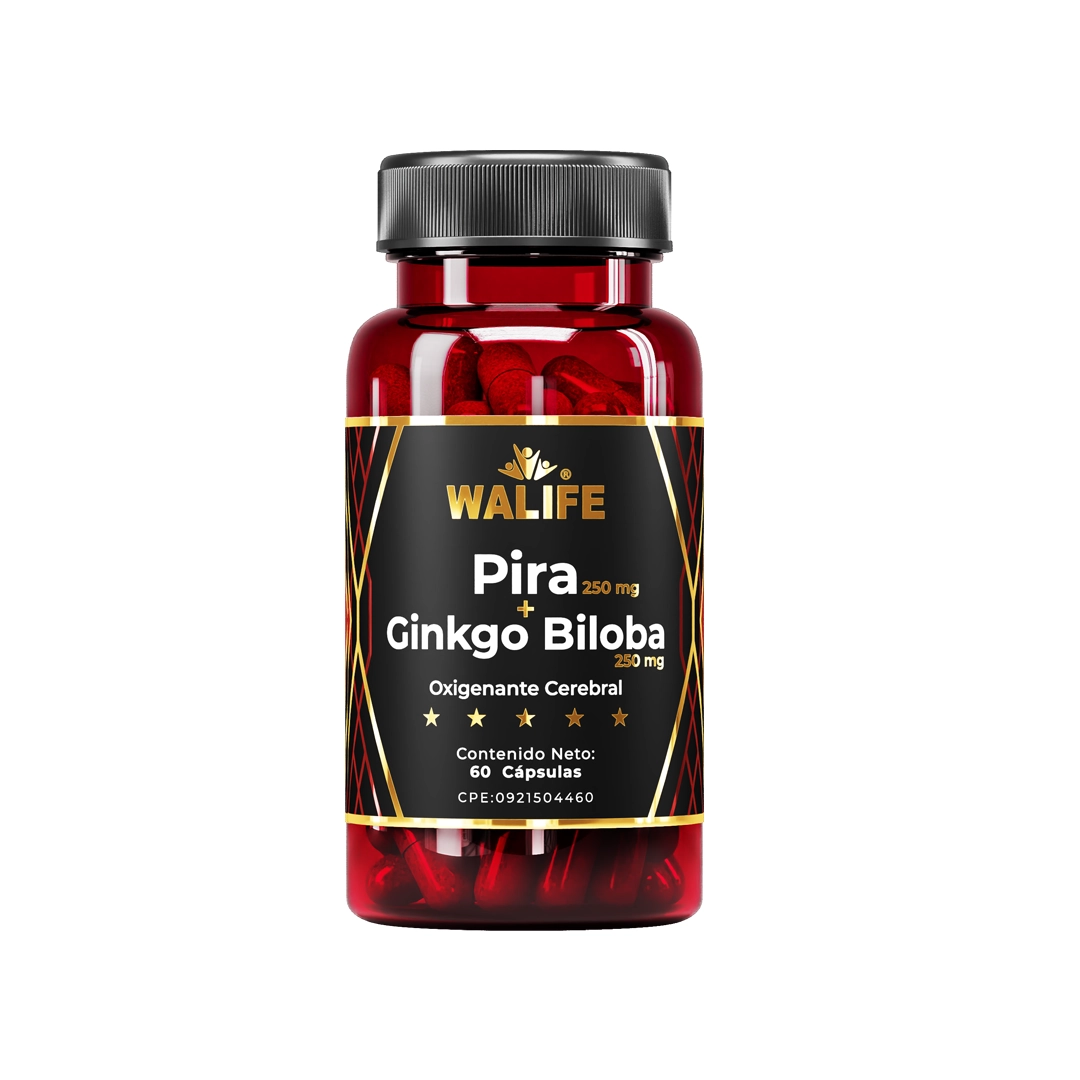 PIRA+GINKGO BILOBA X 60 CAP (WALIFE)(NATURISTA)
