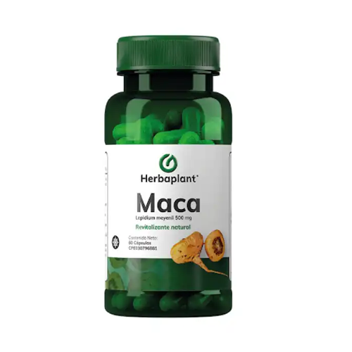 MACA 500MG X 30 CAPS (REVITALIZANTE NATURAL)(HERBAPLANT)