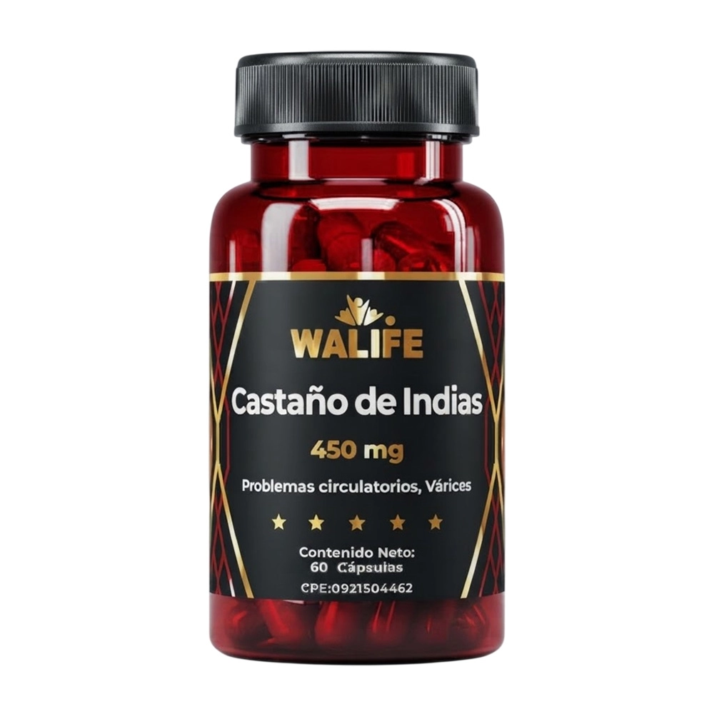 CASTAÑA DE INDIAS 450MG X 60 CAP (WALIFE)(TABLETAS)