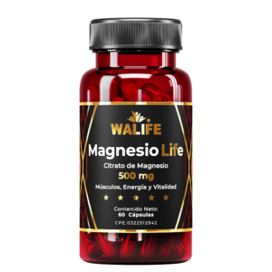 MAGNESIO LIFE 500MG X 60 CAP (CITRATO DE MAGNESIO)(WALIFE)