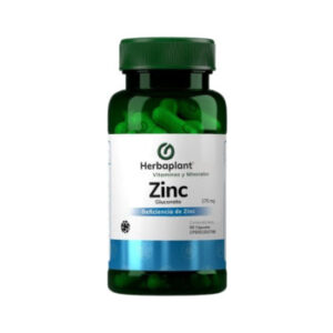 ZINC GLUCONATO 170MG X 60CAP (HERBAPLANT)