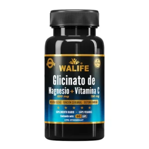 GLICINATO DE MAGNESIO + VITAMINA C 650 MG / 150 MG X 60 CAP (WALIFE)