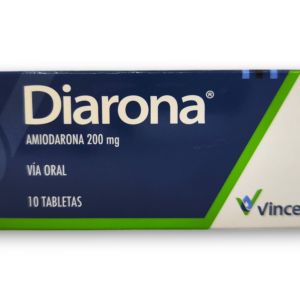 DIARONA 200MG X 10 TAB (AMIODARONA)(VINCENTI)(TABLETAS)
