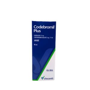 CODEBROMIL PLUS 15MG/15ML JBE X 90ML (CODEINA/CLORFE)(VINCENTI)(PSICOTROPICOS)
