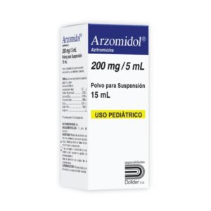 ARZOMIDOL 200MG/5ML SUSP X 15ML (AZITROMICINA)(DOLLDER)