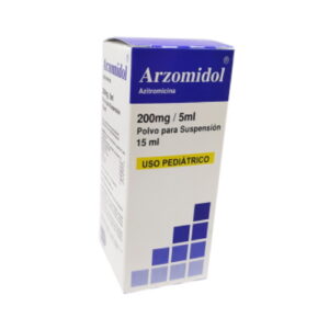 ARZOMIDOL 200MG/5ML SUSP X 15ML (AZITROMICINA) (JARABES) (DOLLDER)