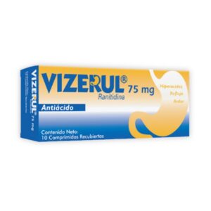 VIZERUL 75MG X 10 COMP (RANITIDINA) (TABLETAS) (DOLLDER)