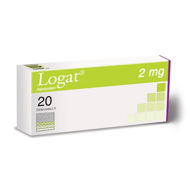 LOGAT L.P 2MG X 20 TAB (ALPRAZOLAM) (PSICOTROPICOS) (DOLLDER)