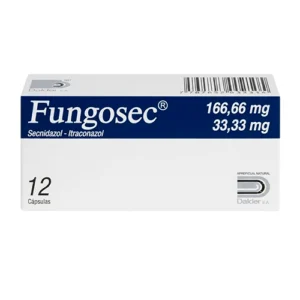 FUNGOSEC 166.66MG – 33.33 MG X 12 TAB (SECNIDAZOL-ITRACONAZOL)(DOLLDER)