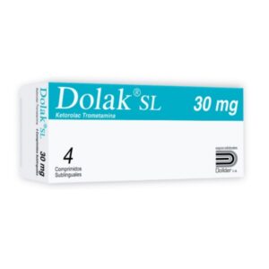DOLAK SL 30MG X 4 COMP (KETOROLAC)(DOLLDER)