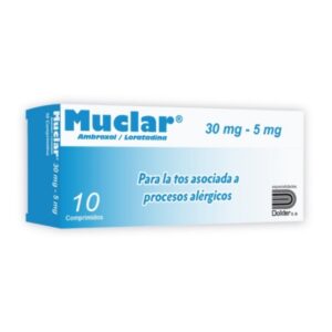 MUCLAR 30MG/5MG X 10 COMP (AMBROXOL/LORATADINA) (TABLETAS) (DOLLDER)