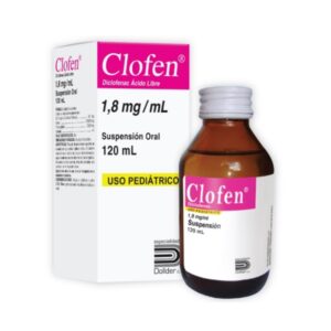 CLOFEN 1,8MG/ML SUSP 120ML (DICLOFENAC POTASICO)(DOLLDER)