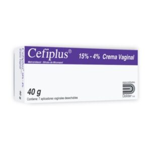 CEFIPLUS 15%-4% CR VAG 40GR X 7 APLIC (METRONIDAZOL/MICONAZOL) (CREMAS)(DOLLDER)