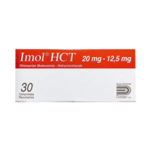 IMOL HCT 20MG/12.5MG X 30 COMP (OLMESARTAN-HIDROCLOROTIAZIDA)(DOLLDER)