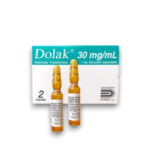 DOLAK 30MG/ML SOLUCION INYECTABLE X 2 AMP (KETOROLAC) (DOLLER)