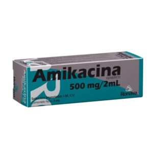 AMIKACINA 500MG/2ML X 1AMP I.M/I.V VIDRIO (RONAVA)