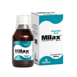 MILAX 50% FRASCO 180ML SOLUCION ORAL (POLIETILGLICOL)  (RONAVA) (JARABE)