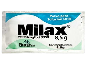 MILAX PVO SOLUCION 8,5GR X 1 SOBRE (POLIETILENGLICOL)(RONAVA)