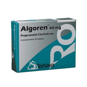 ALGOREN 40MG X 20 TAB (PROPRANOLOL)(RONAVA)