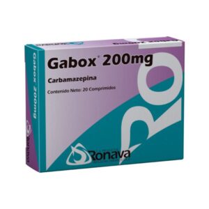 GABOX 200MG X 20 TAB (CARBAMAZEPINA)(RONAVA)