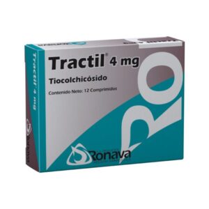 TRACTIL 4MG X 12 COMP (TIOCOLCHICOSIDO) (RONAVA)