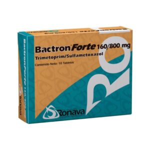 BACTRON FORTE 160MG/800MG X 10 TAB (TRIMETOPRIM SULFAMETOXAZOL)(RONAVA)