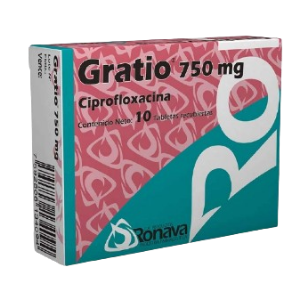 GRATIO 750MG X 10 TAB (CIPROFLOXACINA) (RONAVA)