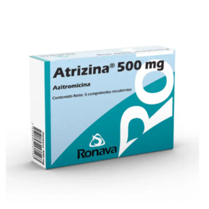 ATRIZINA 500MG X 5 COMP (AZITROMICINA)(RONAVA)