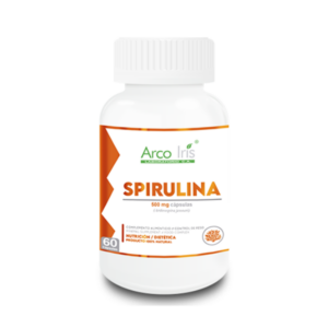 SPIRULINA 500 MG X 60 CAP (ARCO IRIS)