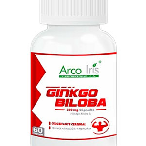 GINKGO BILOBA 300MG X 60 CAP (ARCO IRIS)(naturista)