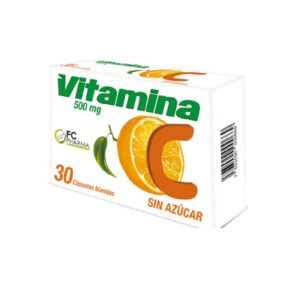 VITAMINA C 500MG SIN AZUCAR X 30 CAP (FC PHARMA) (tabletas)