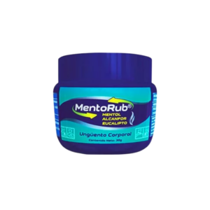 MENTORUB CREMA 30 GR (MENTOL/ALCANFOR/EUCALIPTO) (FC PHARMA)