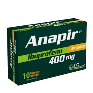 ANAPIR 400MG X 10 CAP BL (IBUPROFENO)(FC PHARMA)