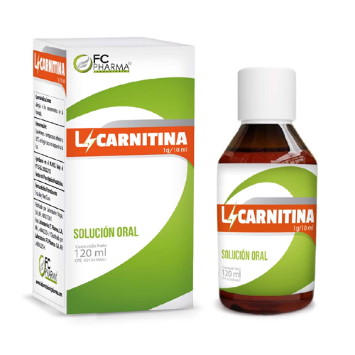 L CARNITINA 1G/10ML JARABE  120ML (FC PHARMA)