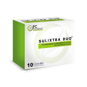 SULIXTRA DUO 0,4MG X 10 CAPS (TAMSULOSINA/DUTASTERIDE) FC PHARMA