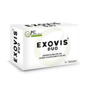 EXOVIS DUO AMOXICILINA + AC CLAVULA 875/125MG X14 TAB (FC PHARMA)(TABLETAS)