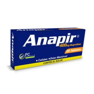 ANAPIR 400MG X  20 TAB (IBUPROFENO)(FC PHARMA)