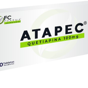 ATAPEC 100MG X 30 TAB (QUETIAPINA) (FC PHARMA)
