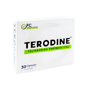 TERODINE 2MG X 30 CAP (TOLTERODINA)(FC PHARMA)