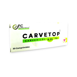 CARVETOP/CARLETOP 6.25MG CARVEDILOL X 30 TAB (FC PHARMA)