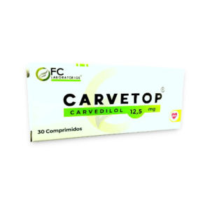 CARVETOP/CARLETOP 12,5MG X 30 TAB (CARVEDILOL)(FC PHARMA)