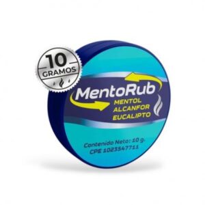MENTORUB X 10GR (MENTOL + ALCANFOR) (FC PHARMA)(MISCELANEOS)