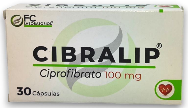CIBRALIP (CIPROFIBRATO) 100MG X 30 CAP (FC LABORATORIOS)