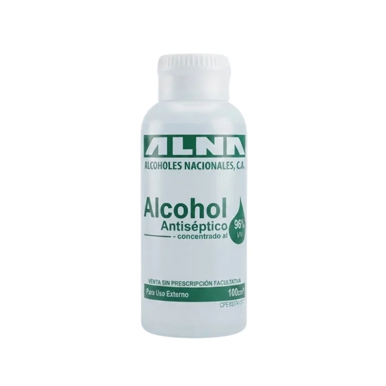 ALCOHOL ABSOLUTO 96% VERDE 100 ML (ALNA) (MMQ)