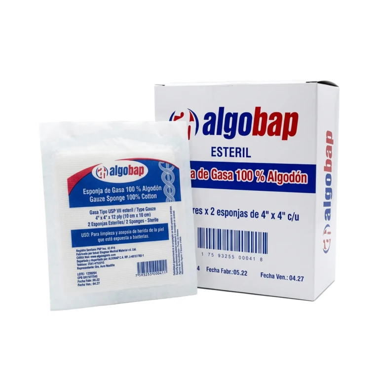 GASAS ESTERILES 4 X 4 (ALGOBAP)