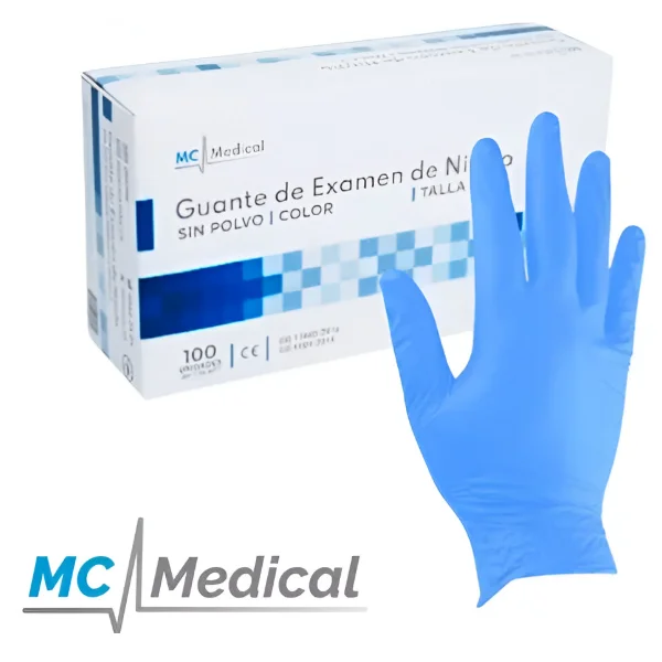 GUANTES DE NITRILO X 100 (MC MEDICAL)