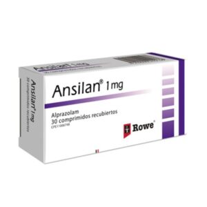 ANSILAN 1MG X 30 COMP (ALPRAZOLAM) (ROWE) (PSICOTROPICOS)