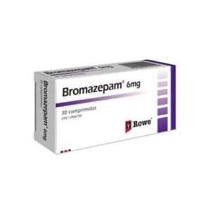 BROMAZEPAM 6MG X 30 COM (ROWE)(PSICOTROPICOS)